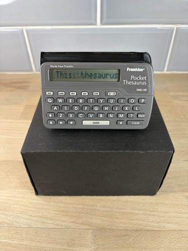 Franklin pocket thesaurus - pocket,