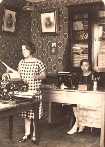 Working office women - office,