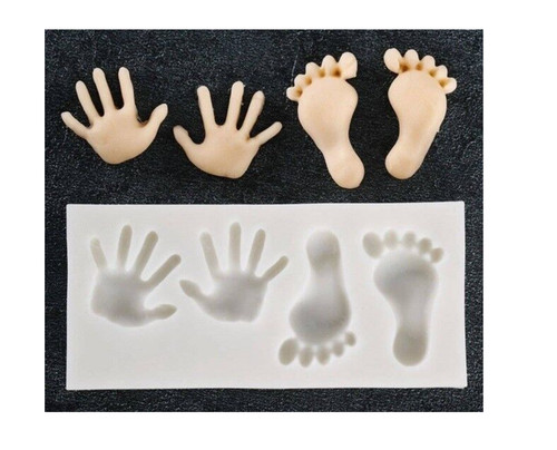 Silicone baby feet - silicone,