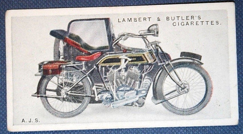 Ajs motorcycle sidecar outfit - sidecar,