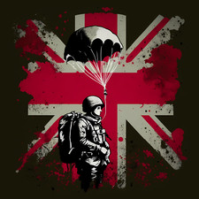Airborne Print Paratrooper