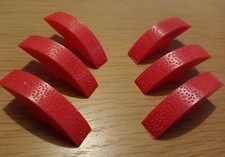 Bayko red polystyrene curved