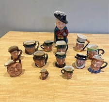 Miniature Toby Jugs Job Lot