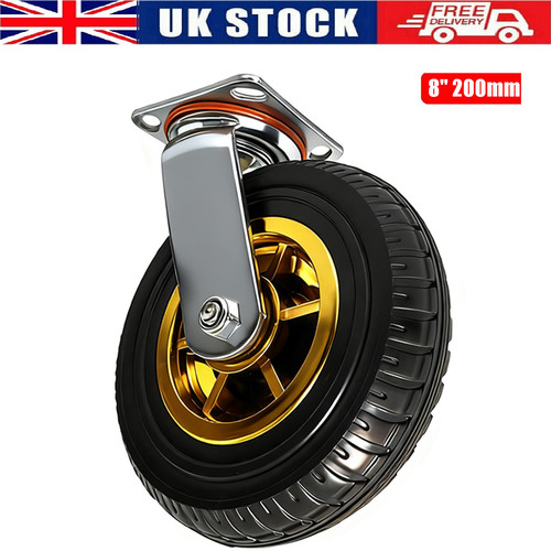 Heavy duty 200mm rubber - heavy,