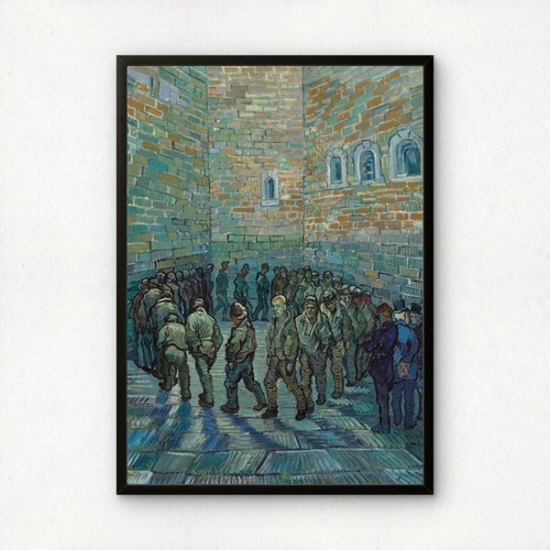 Prisoners exercising - prisoners, by