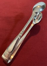 Antique English Silver Plated Sugar Tongs c.1925