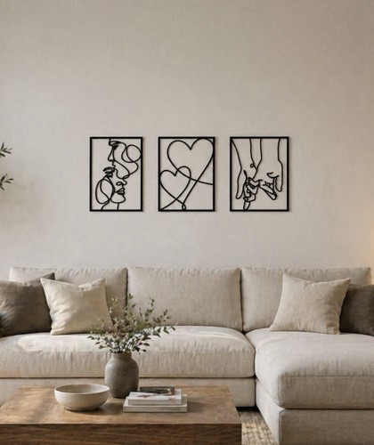 Set minimalist metal - set,