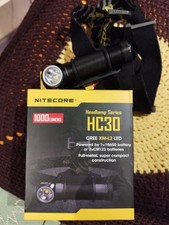 nitecore HC30 headlamp series headtorch Nitecore HC30 1000 Lumen Head Torch boxe
