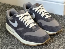 Nike Air Max 1 Premium Crepe Soft Grey Men’s UK 9.5
