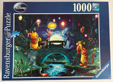 Ravensburger Disney Winnie The Pooh Lanterns Night Sky 1000 Puzzle Complete Rare