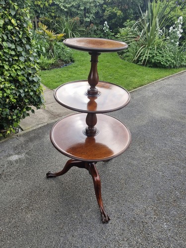 Georgian mahogany dumb waiter - georgian,