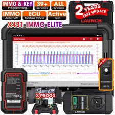 Launch X431 IMMO Elite OBD2K-eyProgramming Full System Car Diagnostic Scan