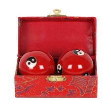 Pair of Red Ying Yang Musical