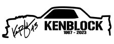 Ken Block Car Sticker Window