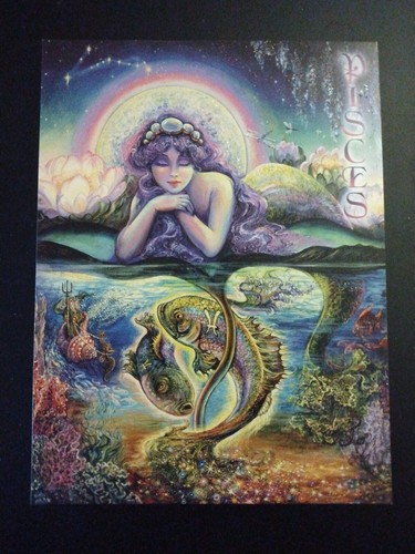 Pisces zodiac card josephine - pisces, ~