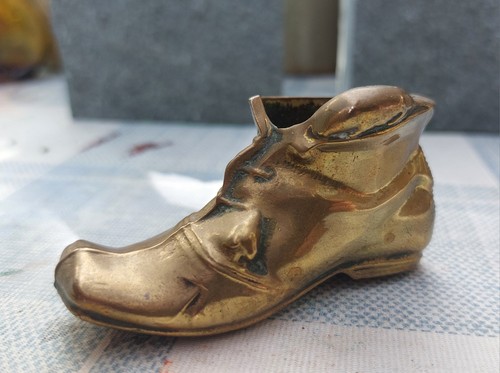 Vintage peerage brass boot - vintage,