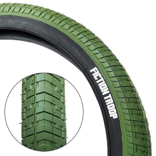 Green black fiction bikes - w/,