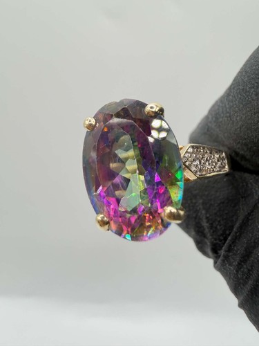 9ct alexandrite solitaire ring - alexandrite,