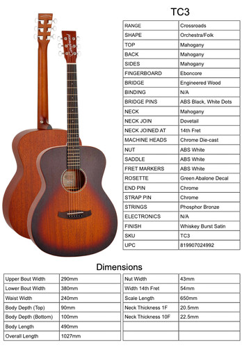 Guitar tanglewood folk - by,