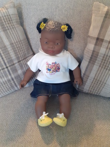 Black girl doll fully - doll.,