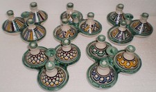 HAND PAINTED CERAMIC TAGINE