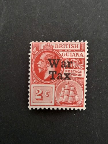 British guiana 1918 kgv stamp - kgv,
