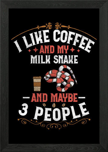 Coffee and milk snake - and, my