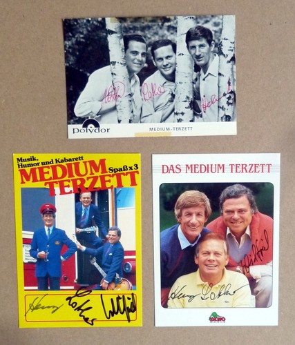 Max greger signierte - max, 3x