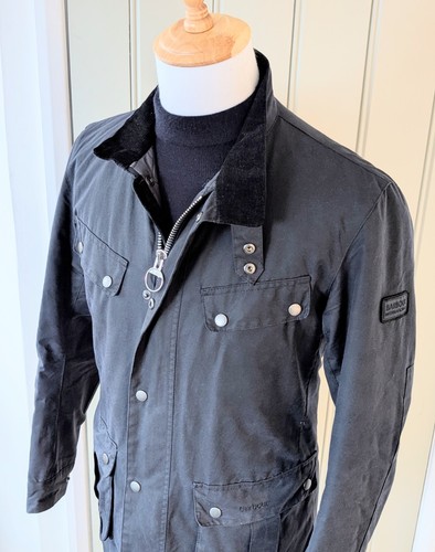 Barbour international navy wax - navy,