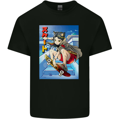 Anime skater girl skateboard - anime,