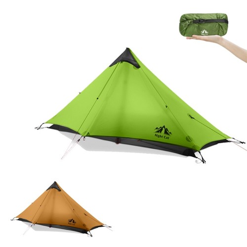 Night cat backpacking tent - night,