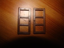 Vintage Sylvanian Families Old Mill Windmill Spares | Brown Windows x 2