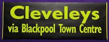 CLEVELEYS BLACKPOOL TOWN