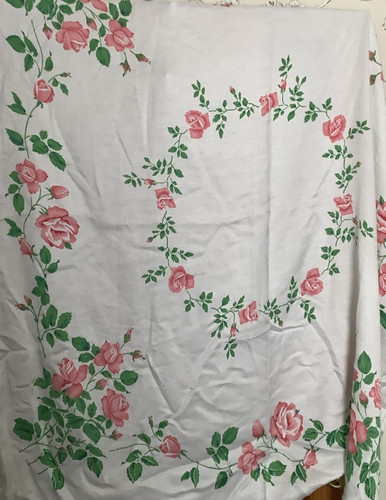 Square vintage white pink - vintage,