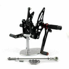 CNC Black Rearsets Footpegs