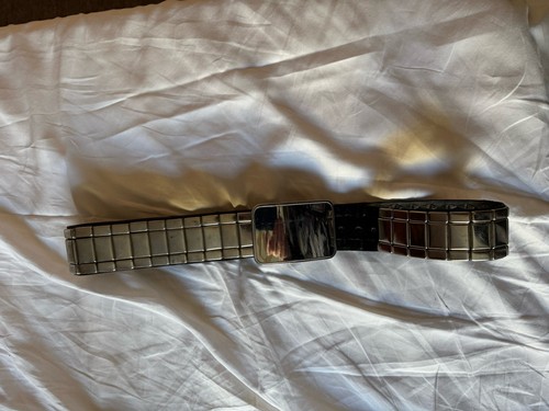 Biker chrome belt fits - chrome,
