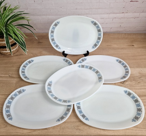 Vintage jaj pyrex chelsea oval - pyrex,