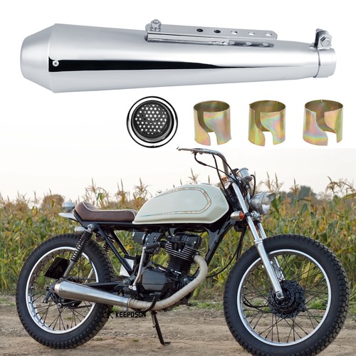 Chrome slip on exhaust - chrome,