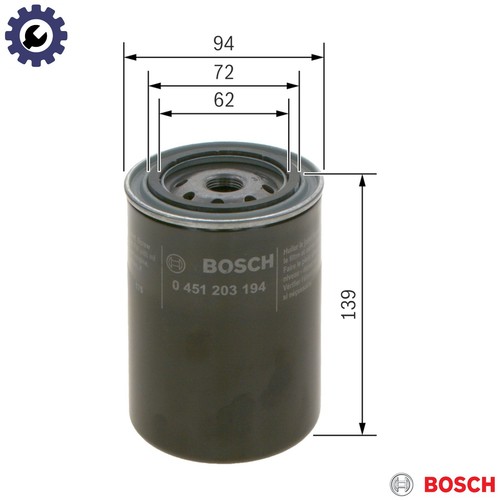 Oil filter 451 - filter,