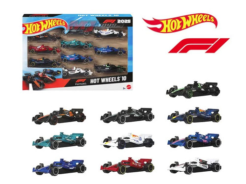 Hot wheels formula pack - formula, 10-pack