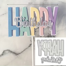 Happy Birthday Metal Cutting