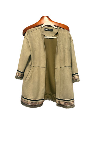 Zara tan faux - zara, contrast