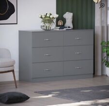 Grey Chest of Drawers Modern Bedroom Furniture Bedside Table Wardrobe Desk
