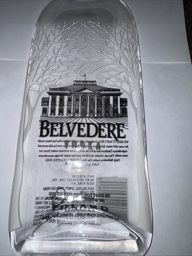 Flattened belvedere vodka - flattened,
