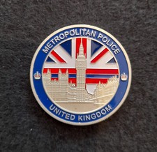 NEW 2024 DESIGN, KING CHARLES III, CHALLENGE COIN.  MET POLICE, LONDON,