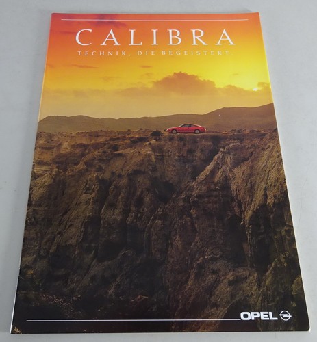 Brochure opel calibra stand - calibra,