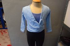 Pale Blue Cotton ballet wrap