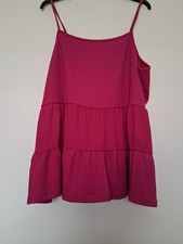 Ladies Spaghetti Strap Pink