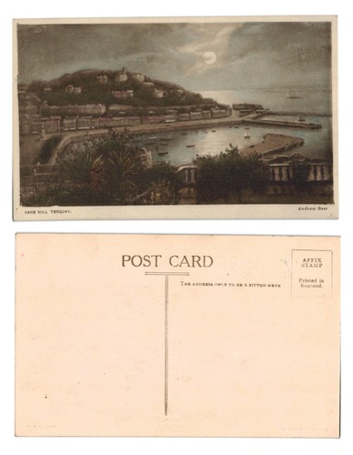 Vintage postcard vane hill - postcard,