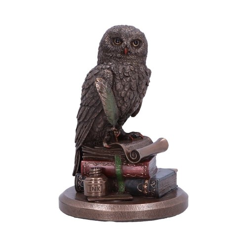 Owl tale bronze figurine - an,